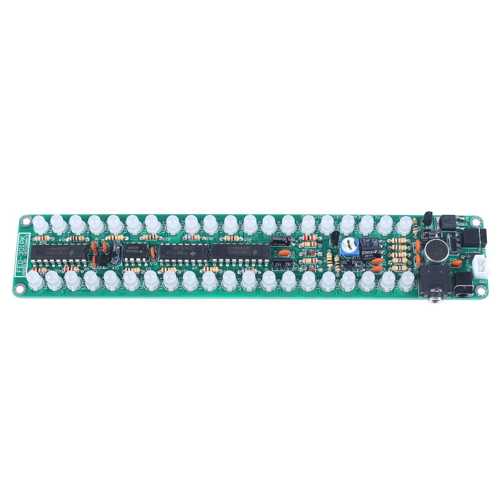 Kit d'affichage de spectre musical LED avec LM3914 – Kit DIY de mesure de niveau audio à souder