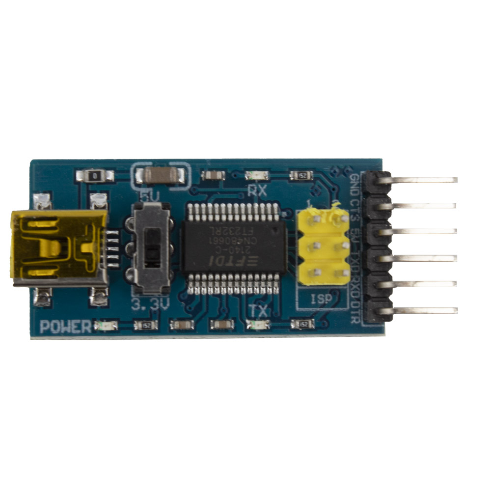 FTDI Basic Program Downloader - USB vers TTL FT232 - carte breakout 3,3V 5V – Image 3