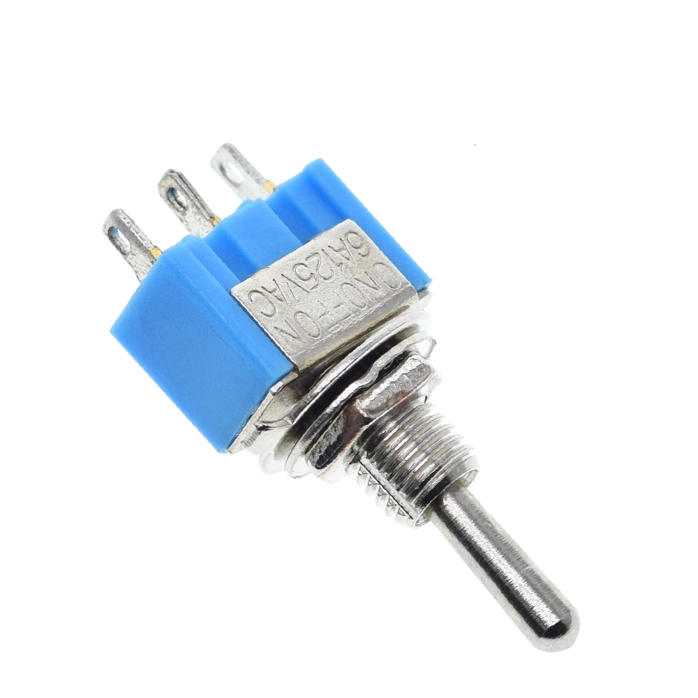 5x interrupteurs à bascule SPDT 3A 250V MTS-102 Ein-Ein – Image 2