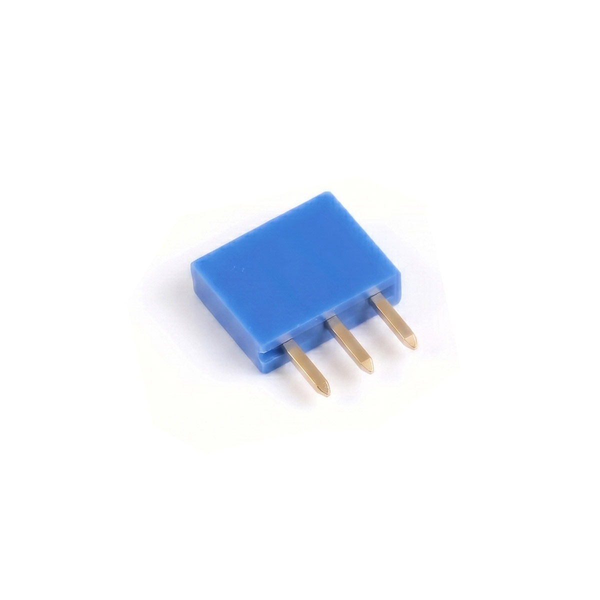 20x barrette femelle 3 broches 2,54 mm bleue – Image 2