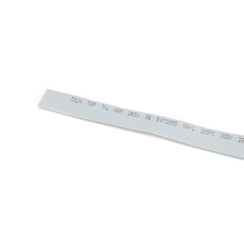 Câble ruban 1 mètre 12 broches 1,27 mm (gris) – Image 3