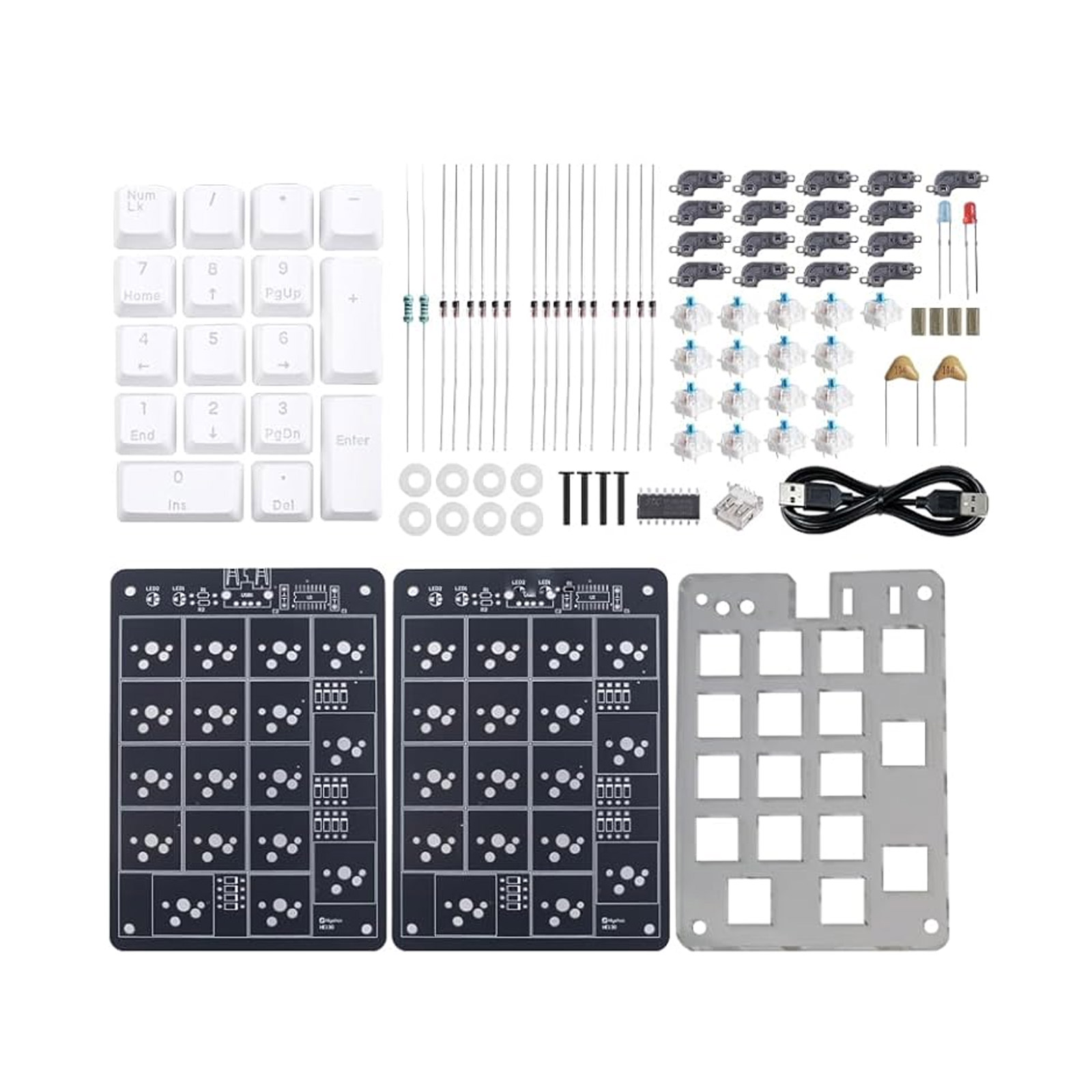 Kit DIY pavé numérique USB avec 17 touches mécaniques – Image 2