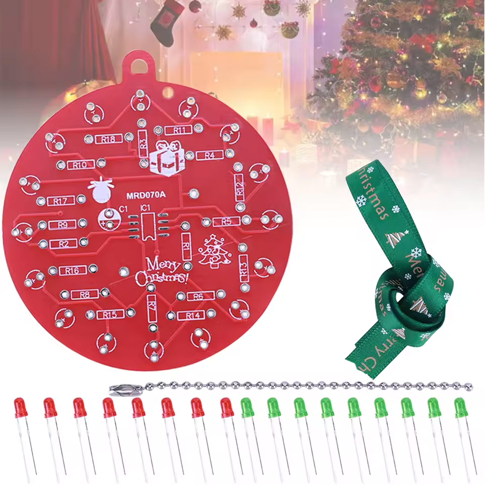 Kit NE555 boule de Noël LED décoration à souder – Image 8
