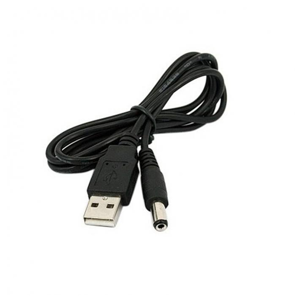 5x câble d'alimentation USB 80 cm vers connecteur DC femelle 5,5 x 2,1 mm – Image 3