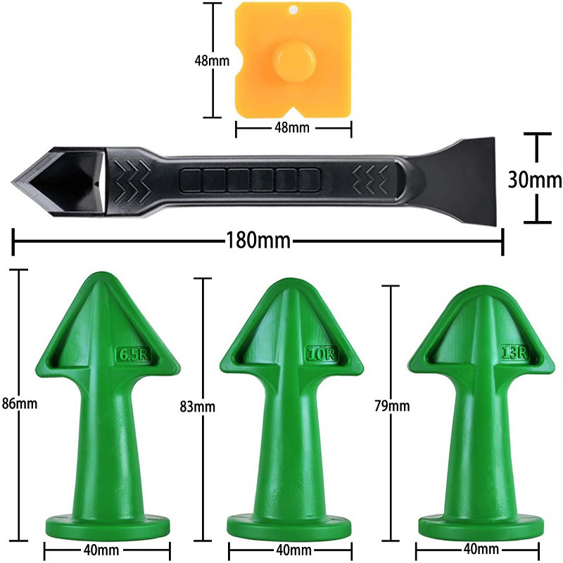 Kit d'outil de jointoiement silicone 5 pièces – Image 2