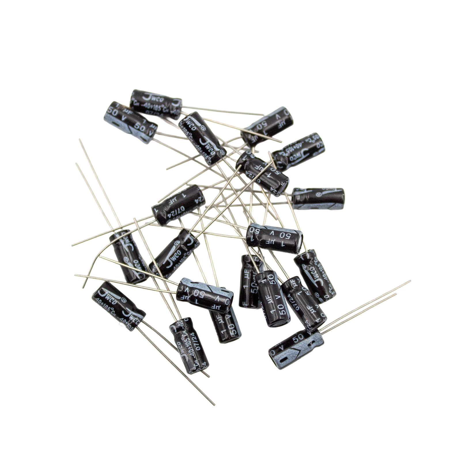 20x condensateur électrolytique 50V 1µF 5x11mm radial – Image 2
