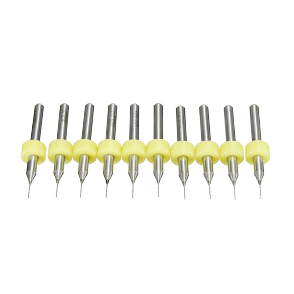 10x Mini foret 0,3 mm pour PCB SMT CNC Dremel Proxxon gravure fraise – Image 4