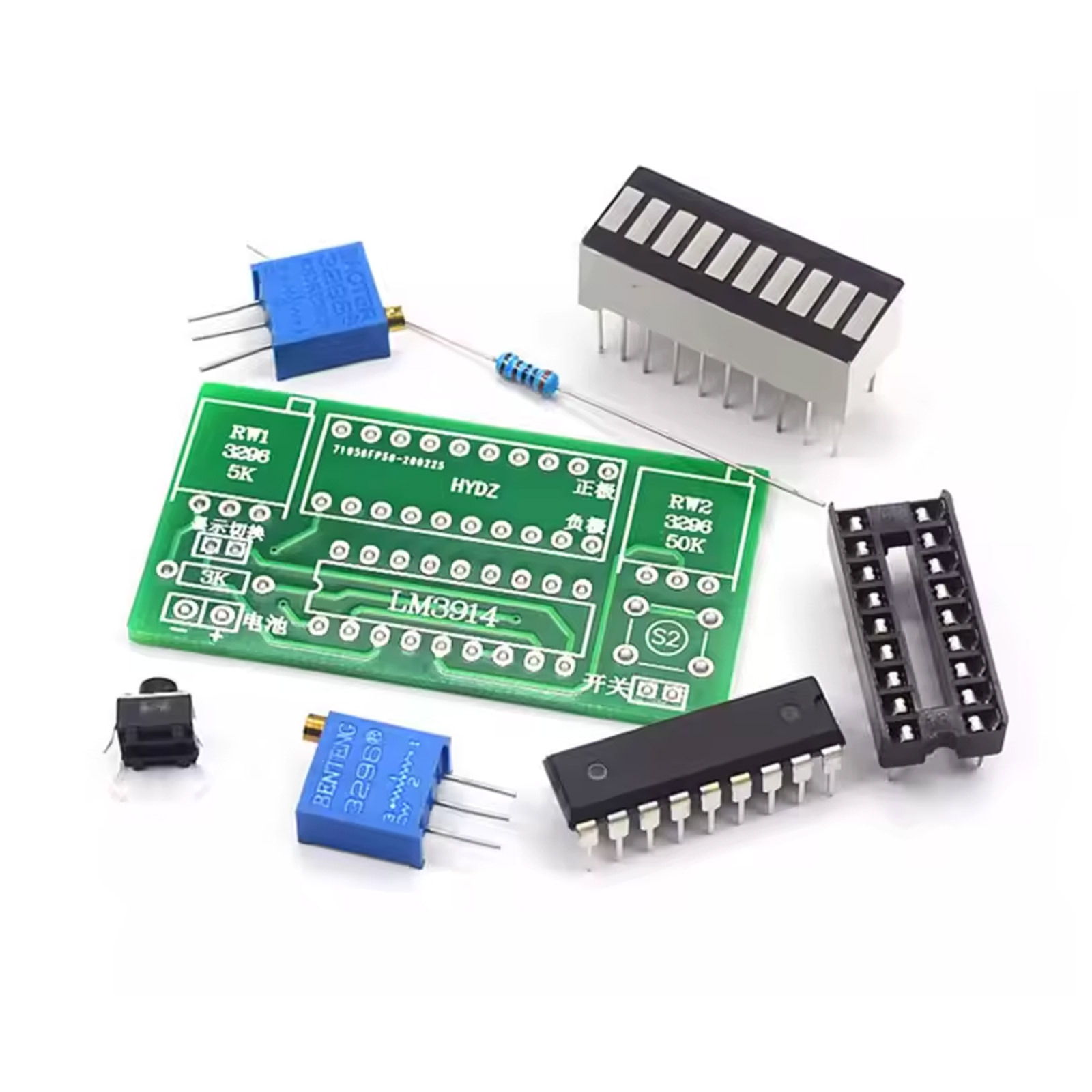 Kit indicateur LED de batterie LM3914 pour mesure de tension – Image 4