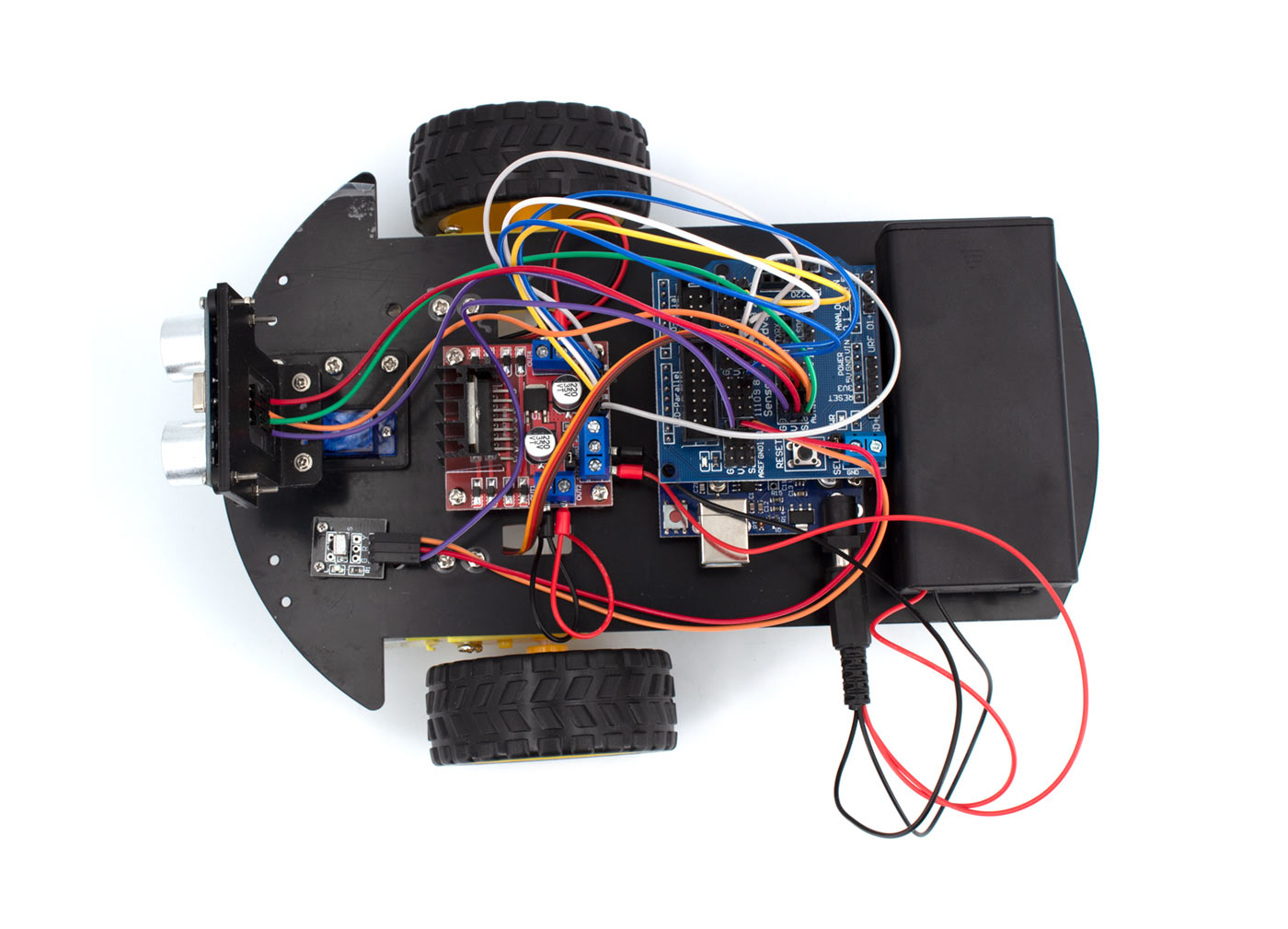 yourDroid Uno R3 2WD Smart Car kit robotique – Image 4