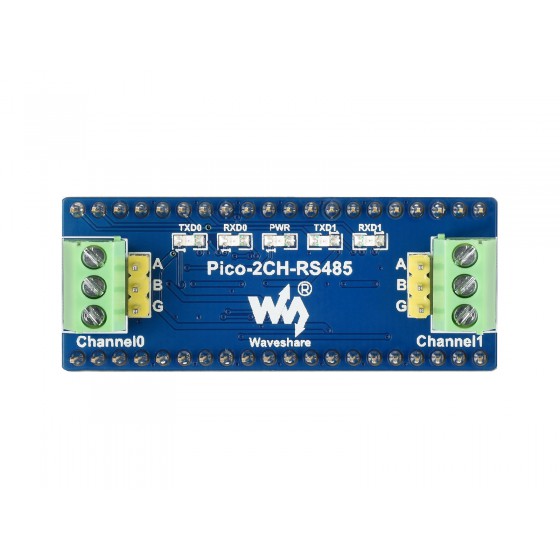 Module Waveshare 2 canaux UART RS485 pour Raspberry Pi Pico – Image 3
