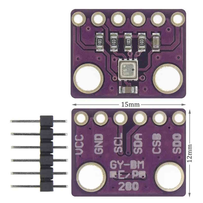 Capteur numérique BME280 température pression atmosphérique humidité I2C 3V baromètre Raspberry Pi – Image 3