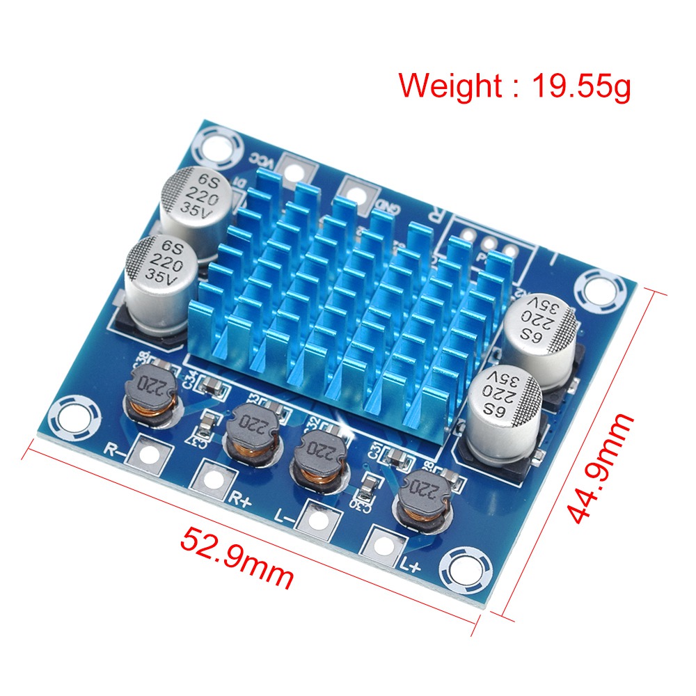 Module amplificateur 2 canaux 2x30W TPA3110 DC 8–26V – Image 3