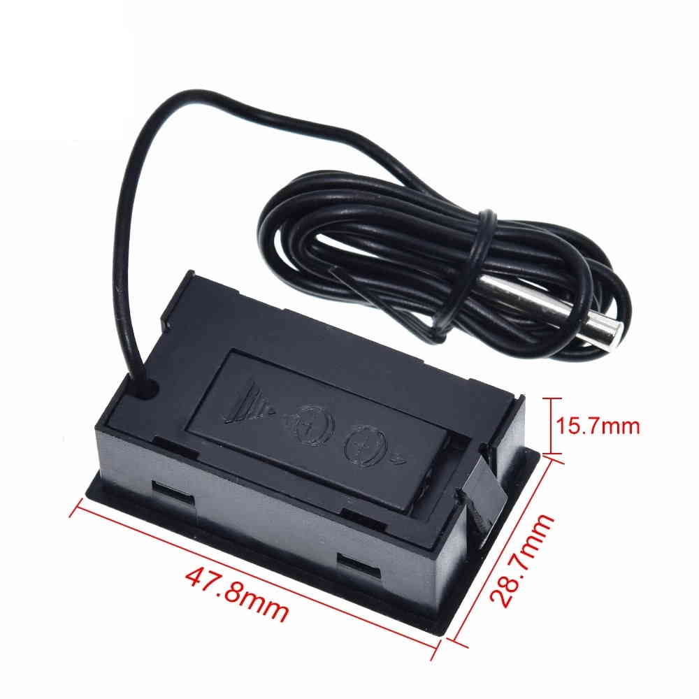 Thermomètre LCD mini avec câble de 1 m – Image 2