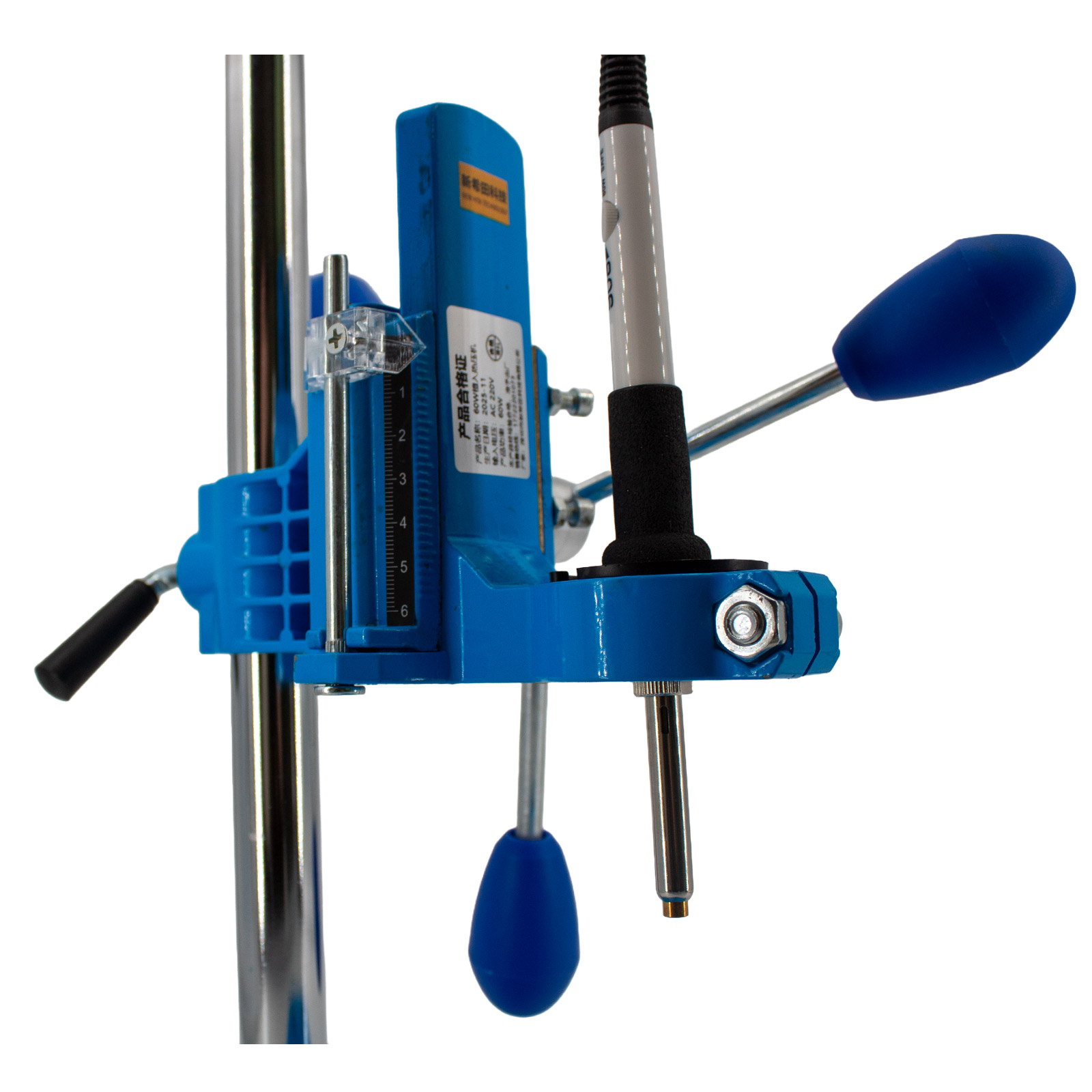 Presse à inserts chauffants de précision 60W pour inserts filetés M2-M8 avec régulation de température