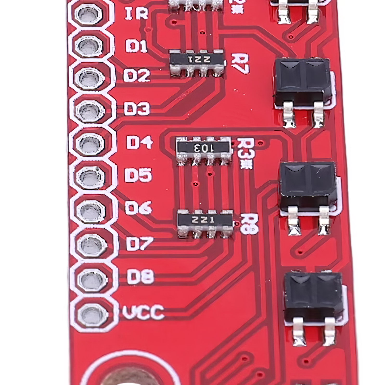 Capteur infrarouge suiveur de ligne 8 canaux 3,3 V-5V – Image 3