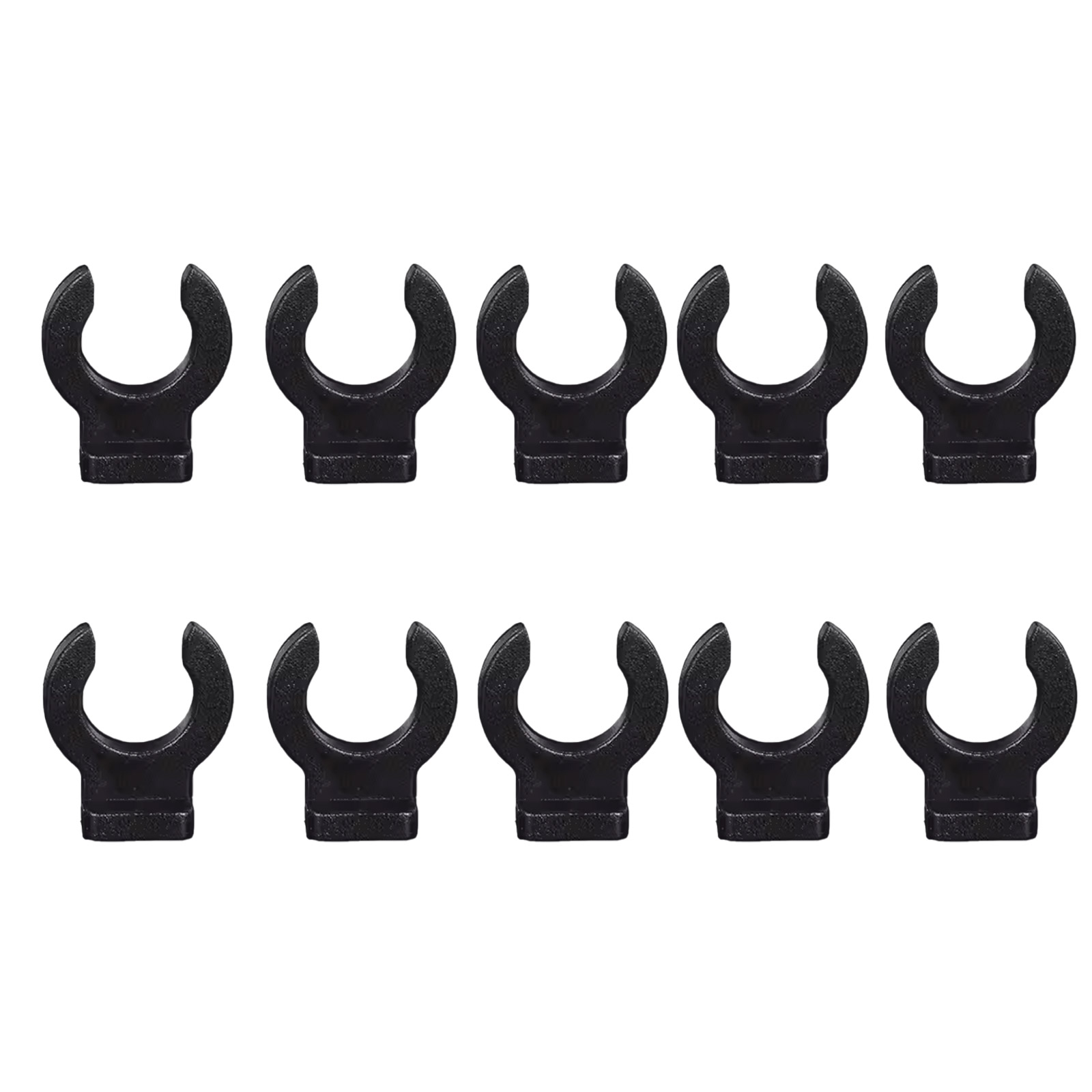 10x clip de connecteur PTFE noir