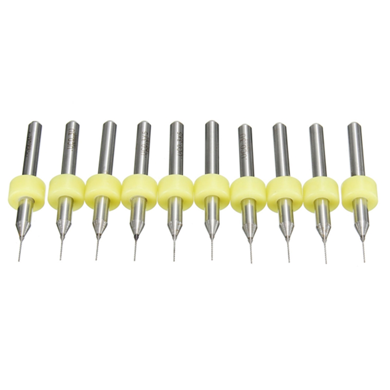 10x Mini foret 0,4 mm pour carte PCB SMT CNC Dremel Proxxon gravure fraise