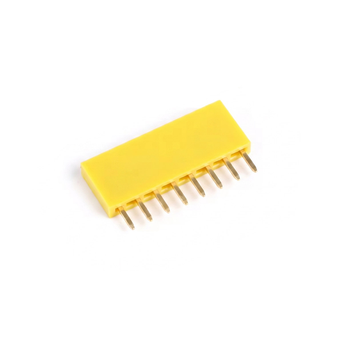 20x barrette femelle 8 broches 2,54 mm jaune – Image 2