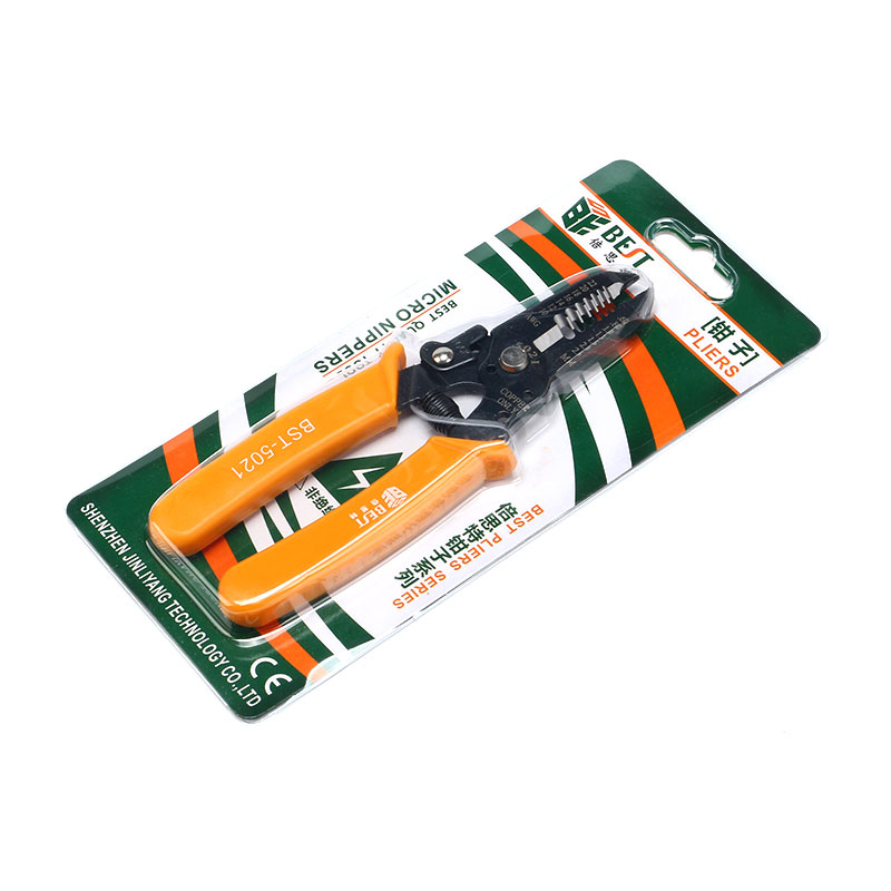 BST-5021 Pince à dénuder pour câbles 0.6-2.6mm² 10-22 AWG – Image 3