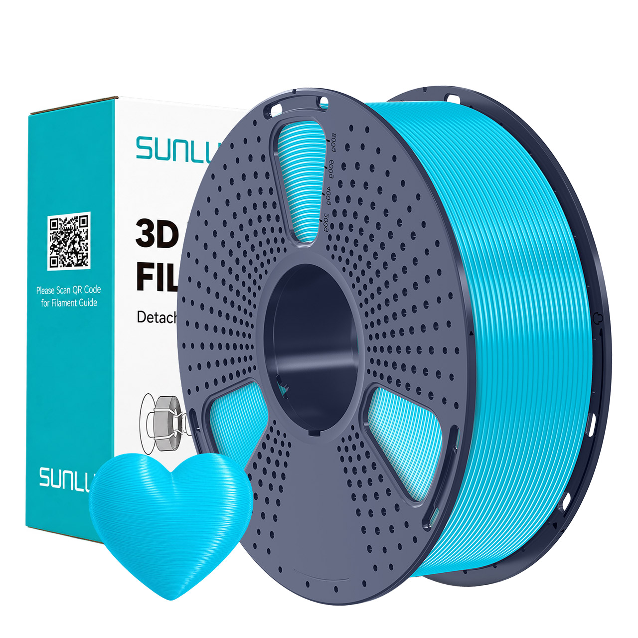 Filament Sunlu PETG Cyan 1,75 mm 1 kg