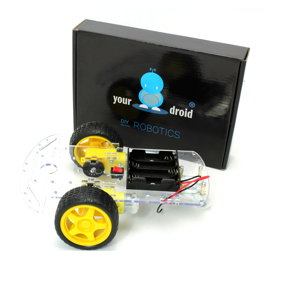 yourDroid 2WD Smart Car Chassis pour kit robot DIY