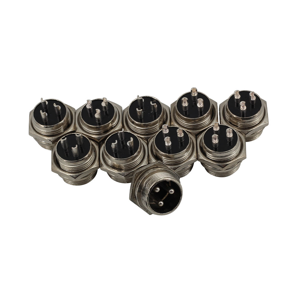 10x GX16 3 broches connecteur mâle + femelle – Image 4