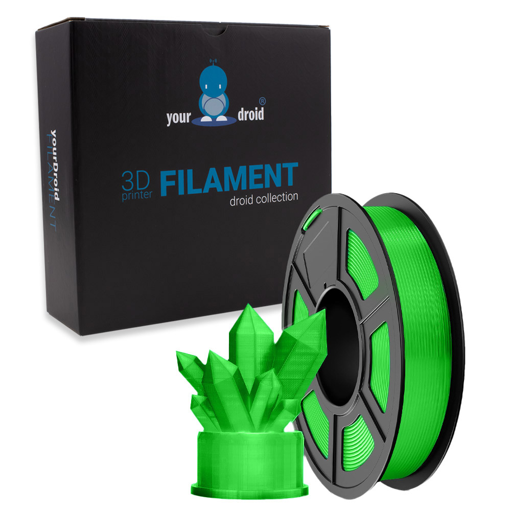 yourDroid Filament TPU Vert 1,75 mm 500 g