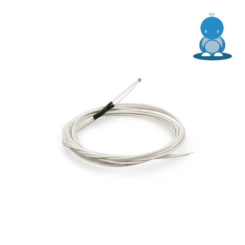 Thermistance NTC 3950 100k Ohm 1% avec câble de connexion de 1 m