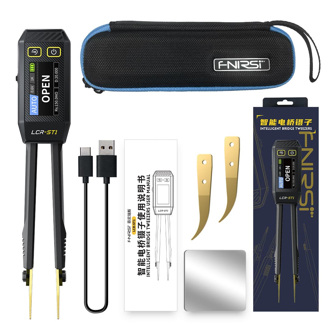 FNIRSI LCR-ST1 Mini Smart pince numérique LCR/ESR pour composants CMS – Image 2