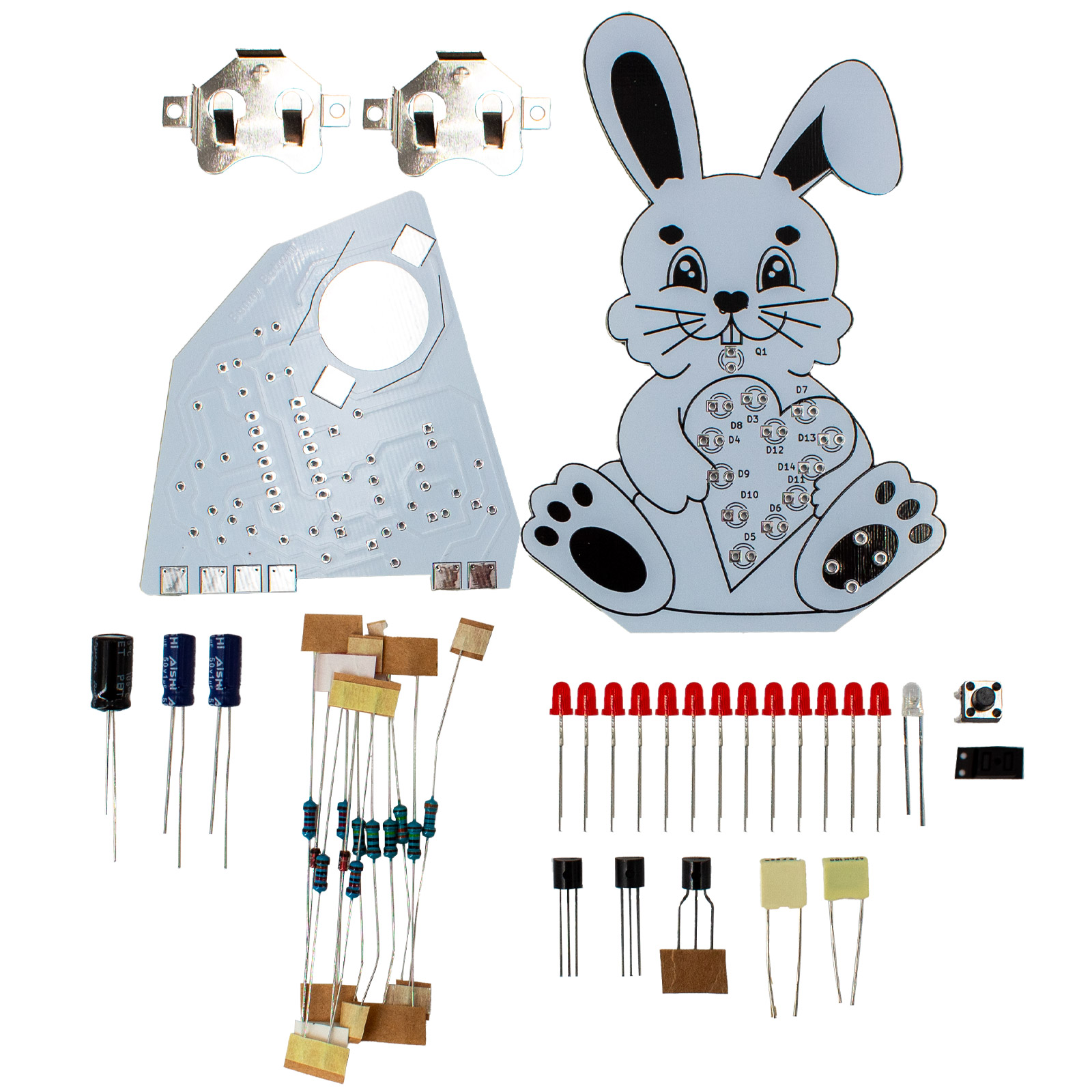 Kit de soudure Lapin de Pâques avec cœur lumineux – Image 4