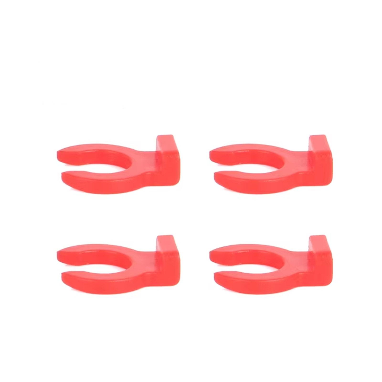 10x clip de connecteur PTFE rouge – Image 2