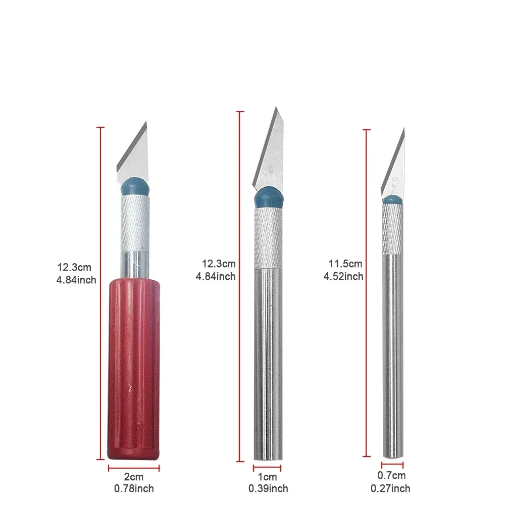 Kit de couteau de précision 13-en-1 avec 3 poignées et 13 lames dans un étui – Image 4
