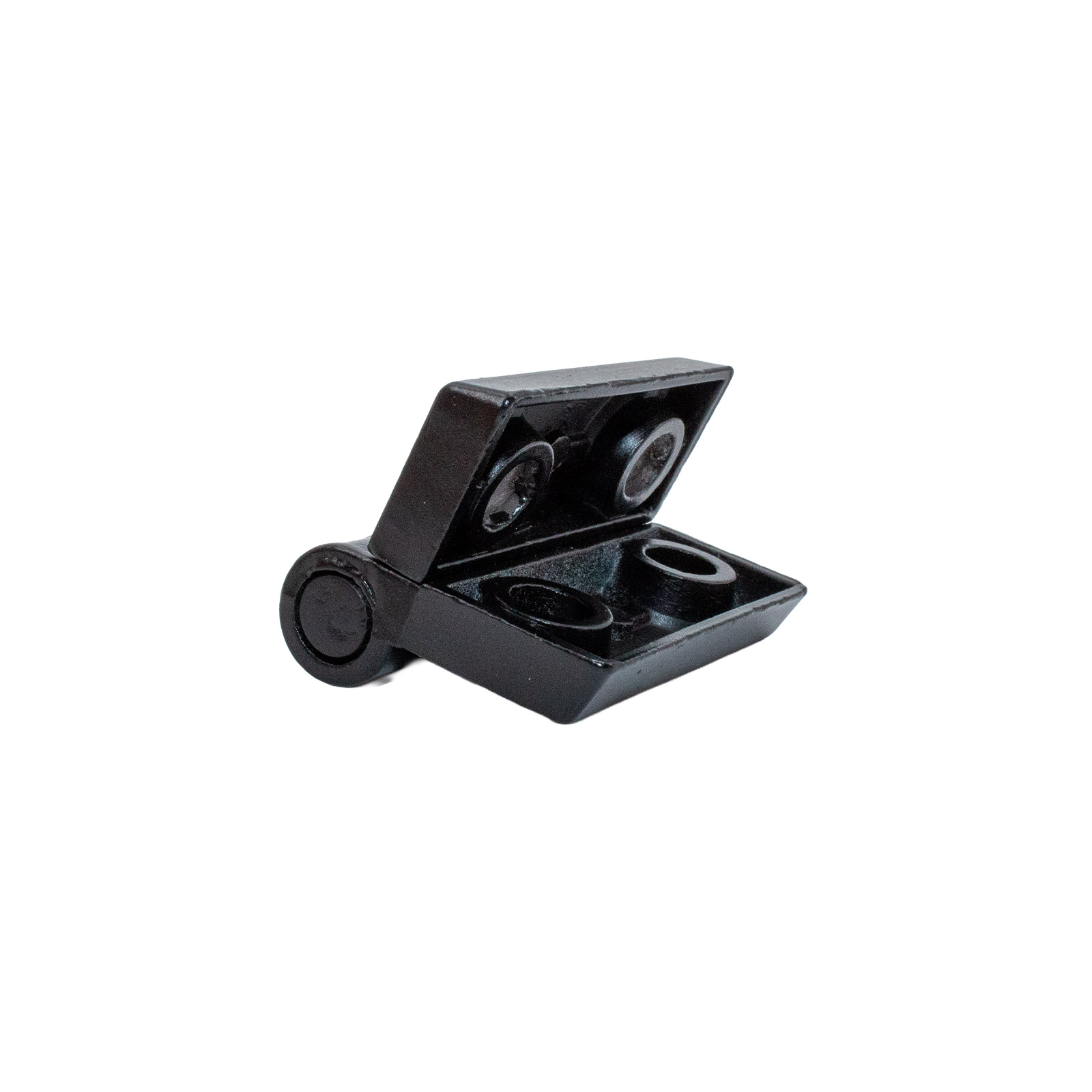 2x charnières métalliques pour profilés aluminium 3030 Noir – Image 2