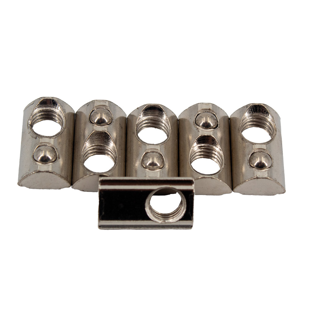 20x écrou à rainure M5 Nut 8 pivotant
