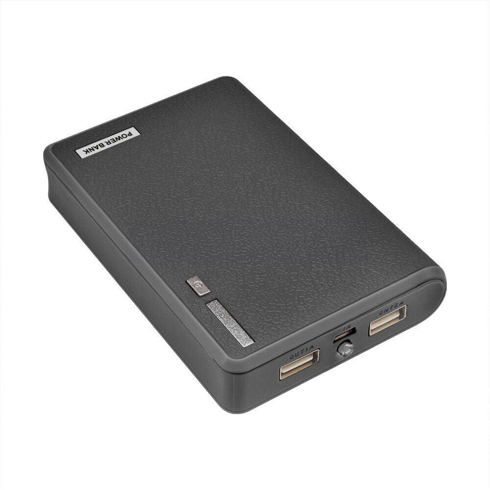 Boîtier de power bank 12 000 mAh noir pour 4x batteries lithium 18650 – Image 2