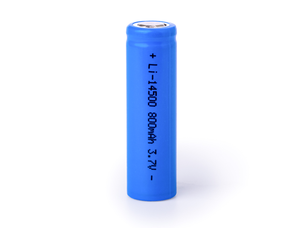 Accu Li-Ion 14500 3,7V 800mAh Flat Top (sans électronique de protection) – Image 3