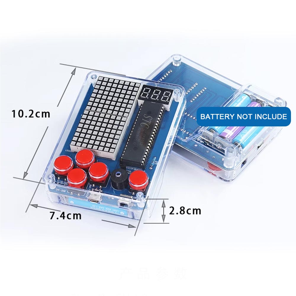Kit console portable rétro mini à souder (Vert) – Image 6