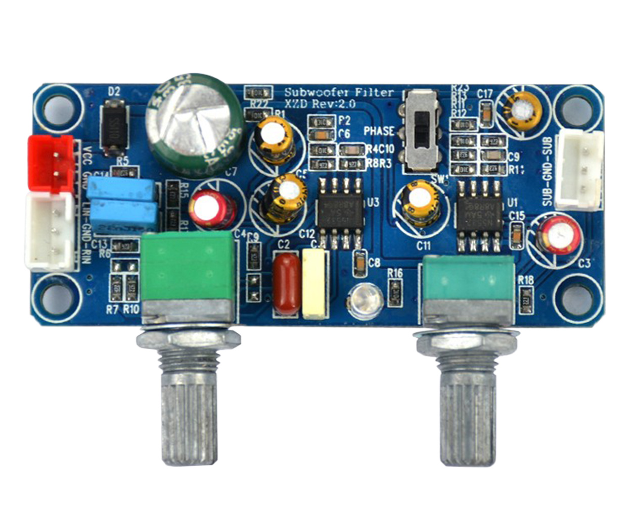 AIYIMA carte préamplificateur subwoofer passe-bas DC 9–32V avec réglage des graves – Image 9