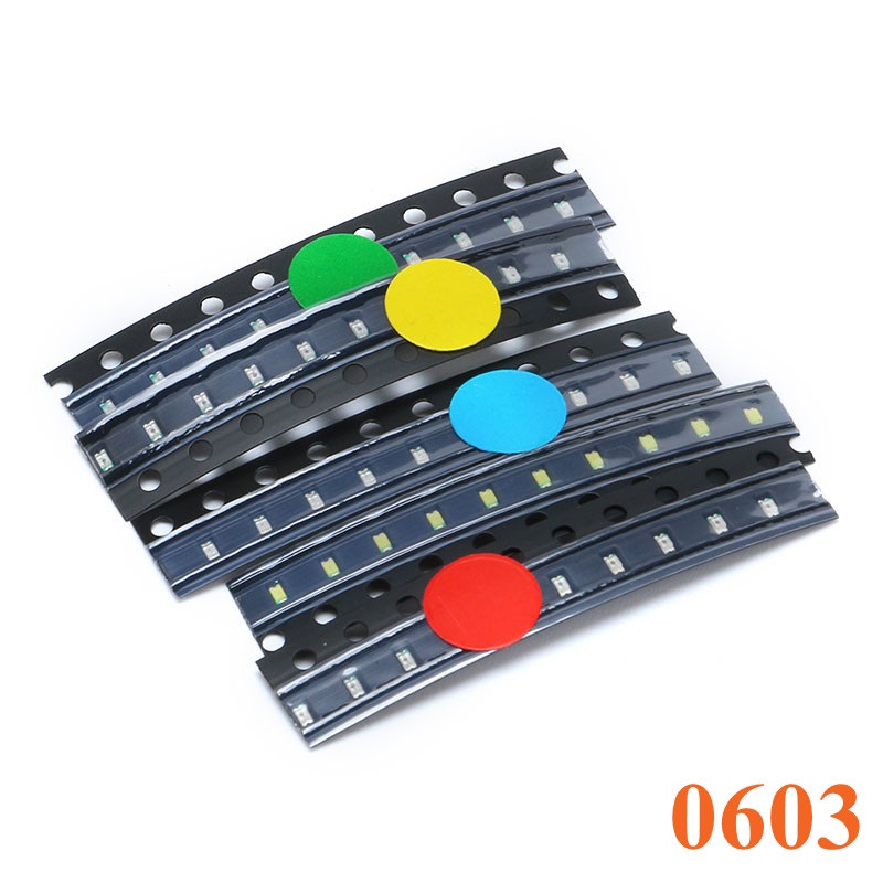 Assortiment de LEDs CMS 5 couleurs x 10 pièces