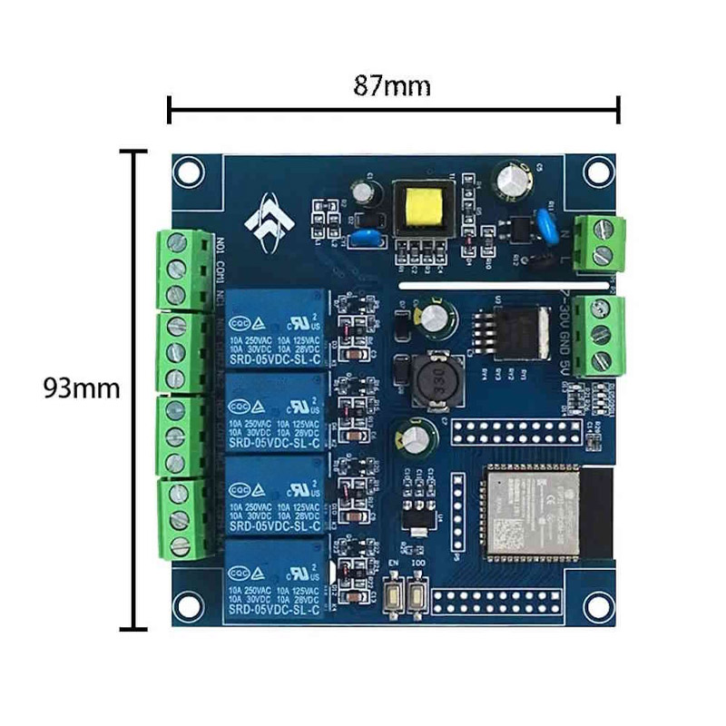 Module relais 4 canaux ESP32 WiFi Bluetooth – Image 6