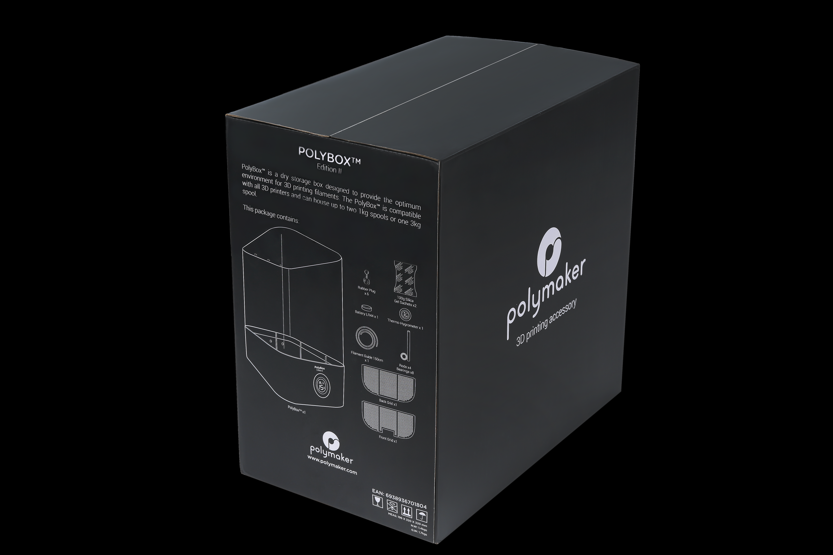 Polymaker PolyBox™ Edition Ⅱ Boîte de stockage de filament – Image 13