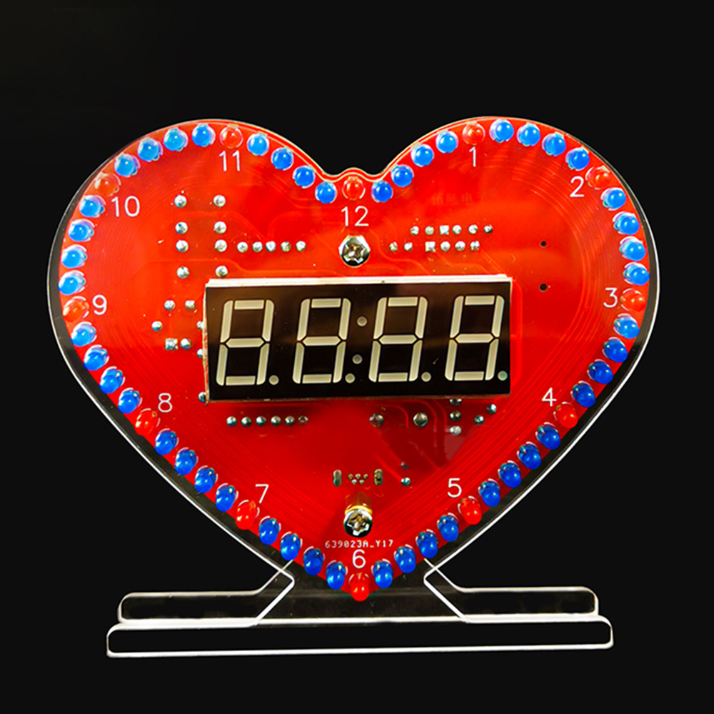 Kit Horloge LED en forme de cœur – Image 8
