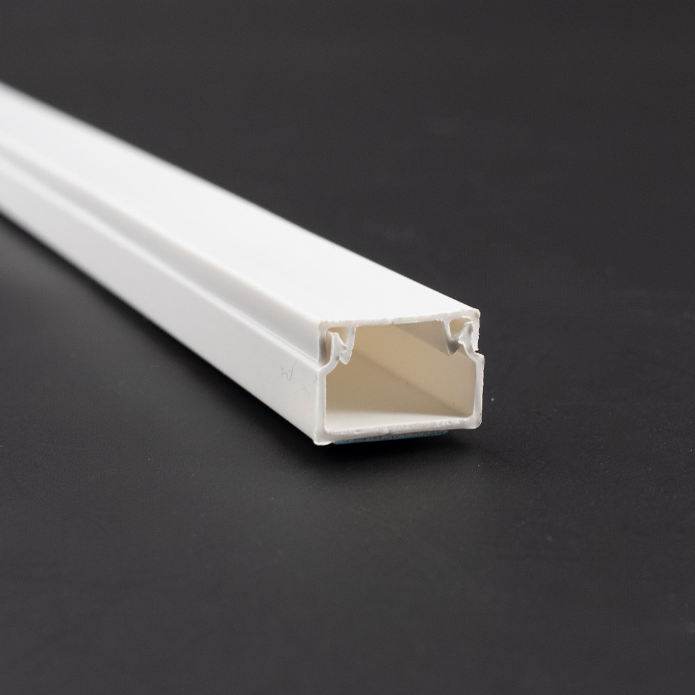 50x 1m yourDroid gaine de câbles - 15x10 mm blanc - autocollante – Image 4