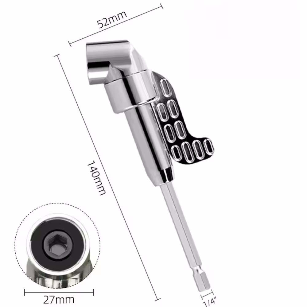 Adaptateur de perçage angulaire 105° avec roulement à billes 14 cm – Image 2